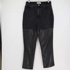 Abercrombie & Fitch Black Straight Leg Jeans